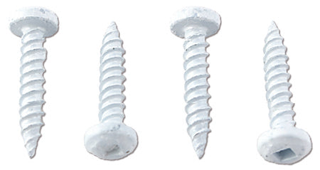 SCREWS 8 X 1 WHITE