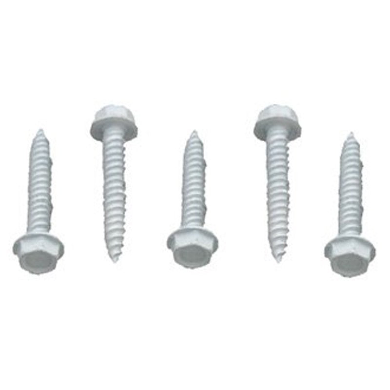 SCREWS HEX 8 X 1-1/4 WHITE
