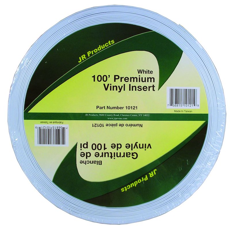 WH. VINYL TRIM INSERT 1" X100'