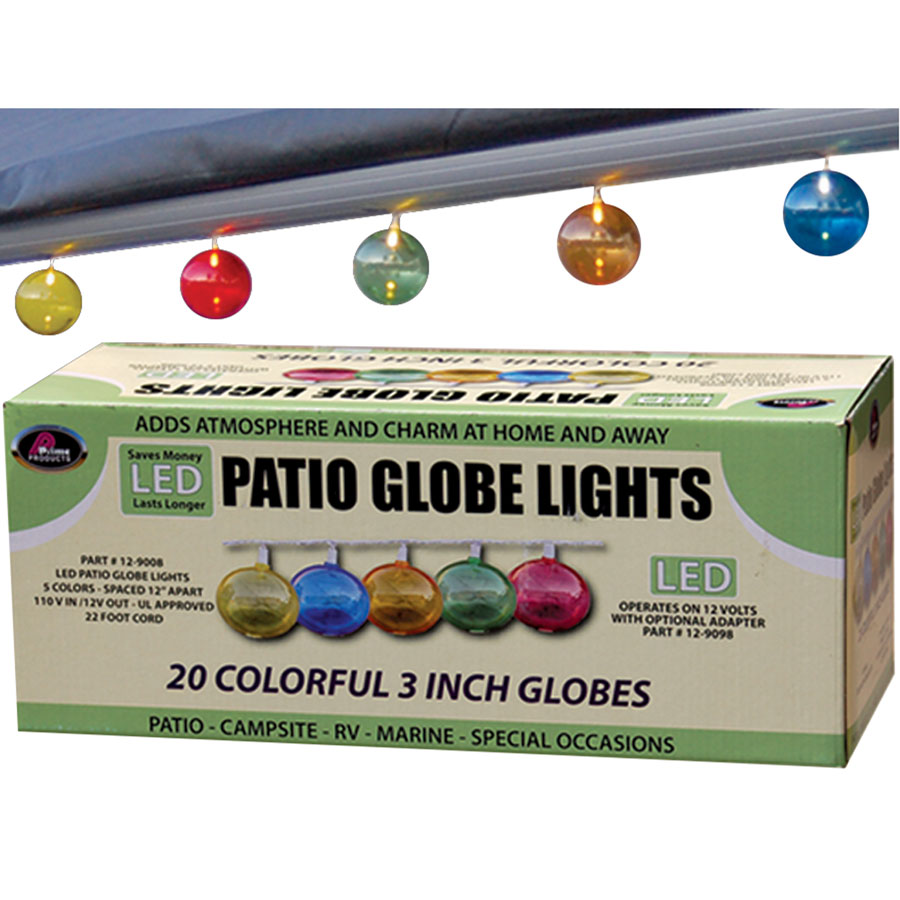 LED PATIO GLOBE LIGHTS