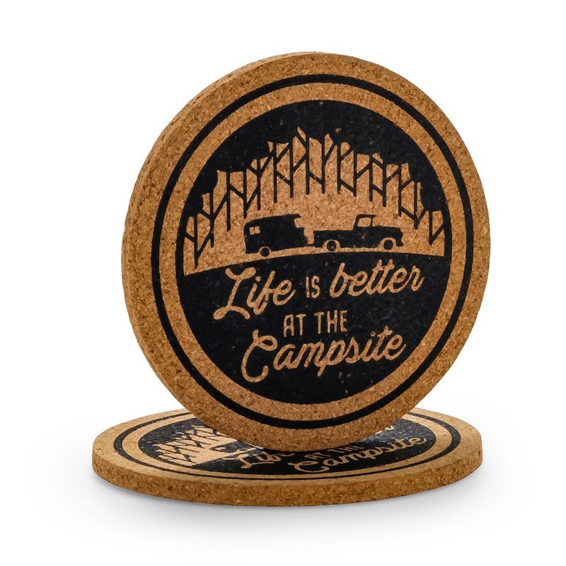 CAMCO 2PK CORK COASTER
