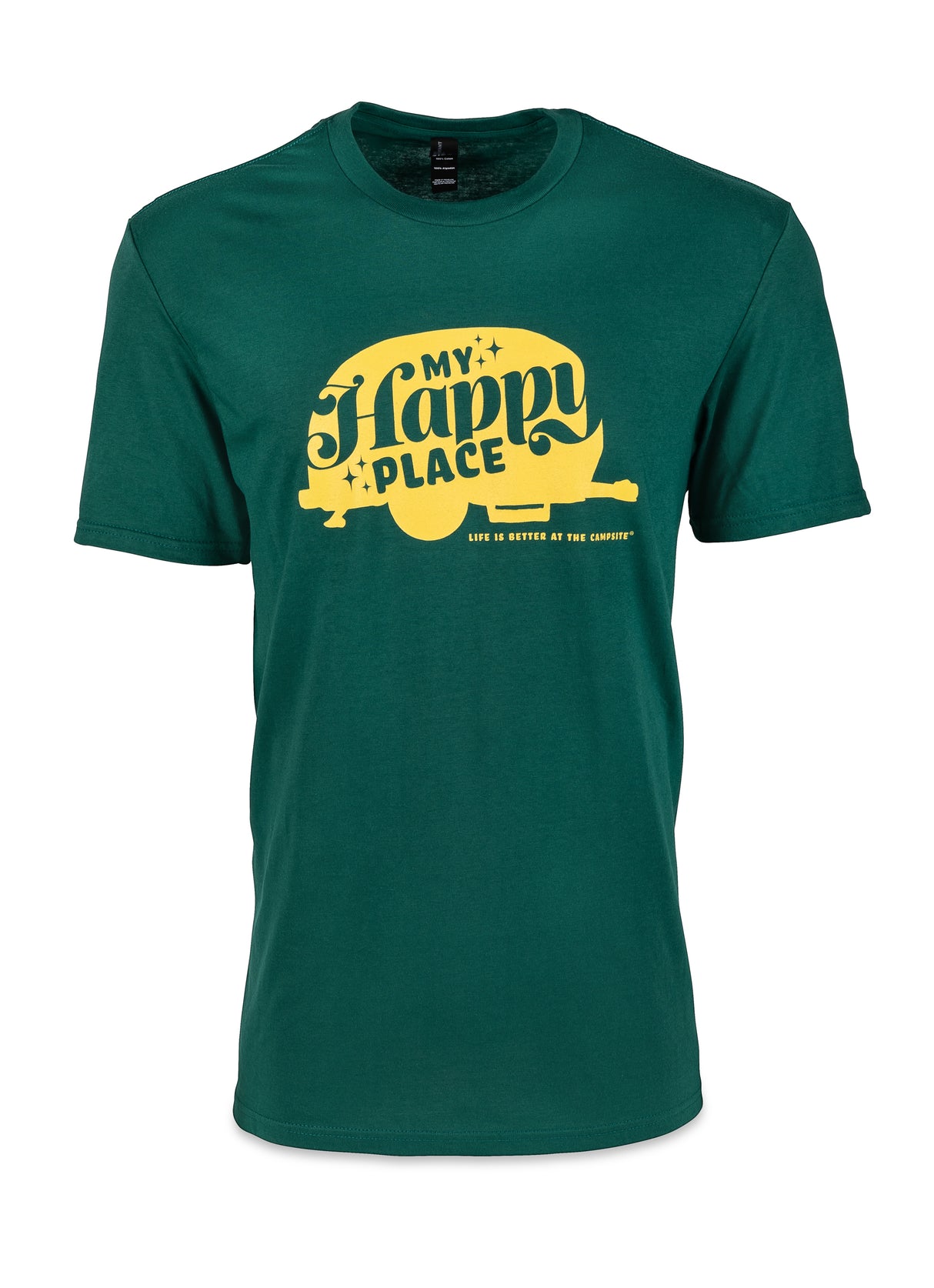 MY HAPPY PLACE T-SHIRT GREEN S
