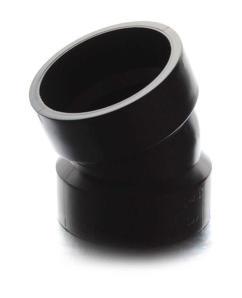 SEWER 22.5° ELBOW 1-1/2"