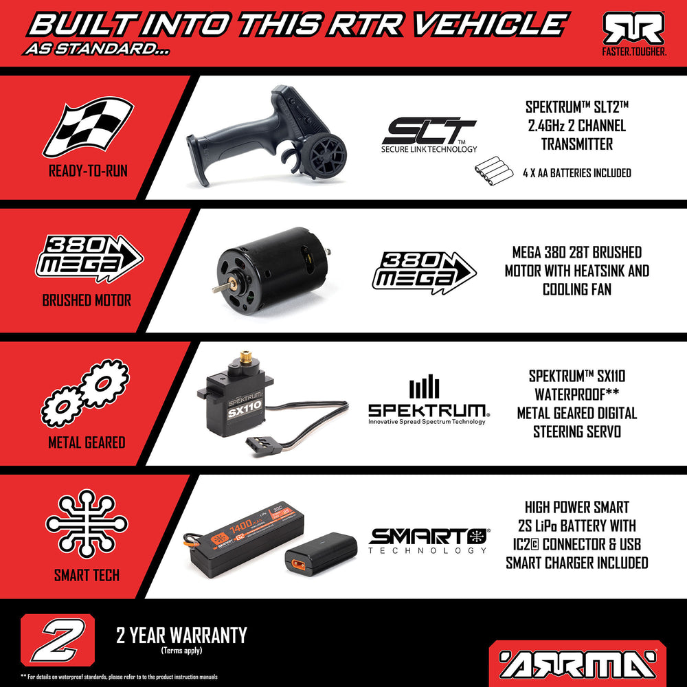ARRMA Quake Grom RTR Purple
