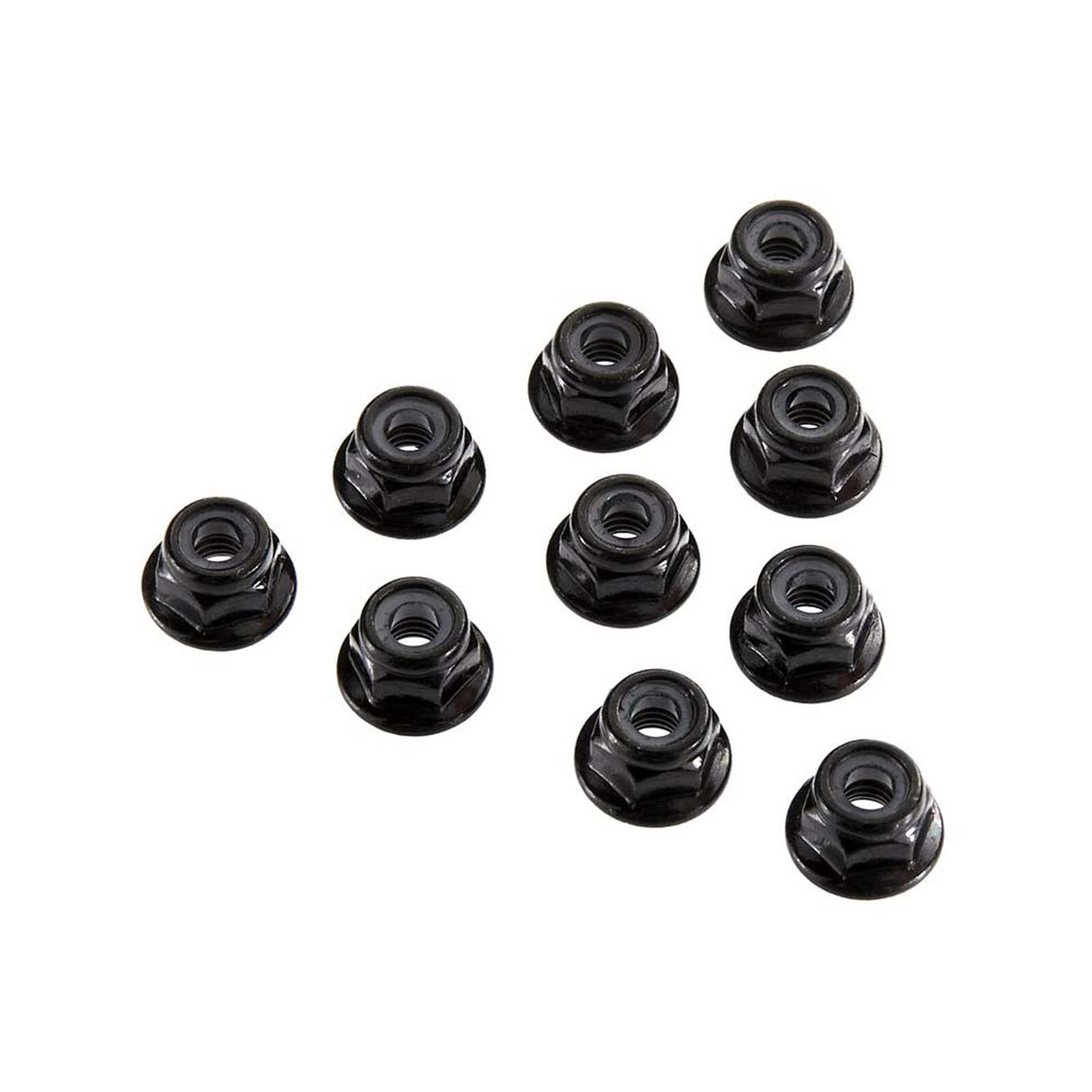 AXIAL SERRATED NYLON LOCK NUTS