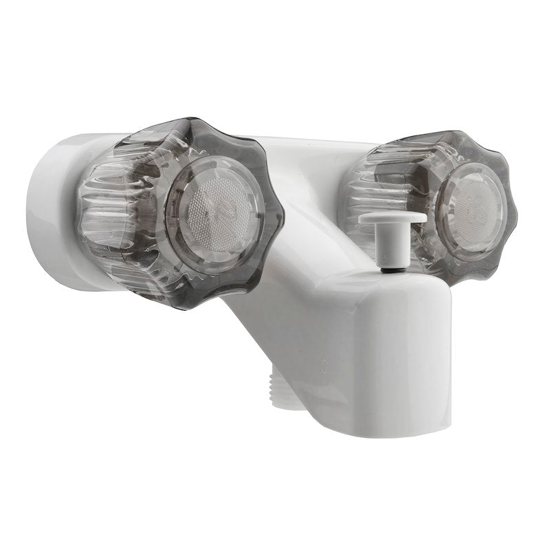 TUB FAUCET W/DIVERTER WHITE