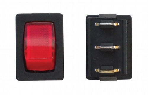 MINI ON/ OFF SWITCH BLK/RED