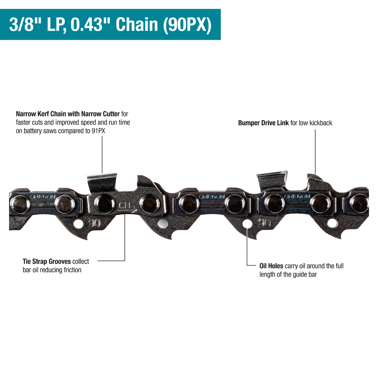 16" SAW CHAIN