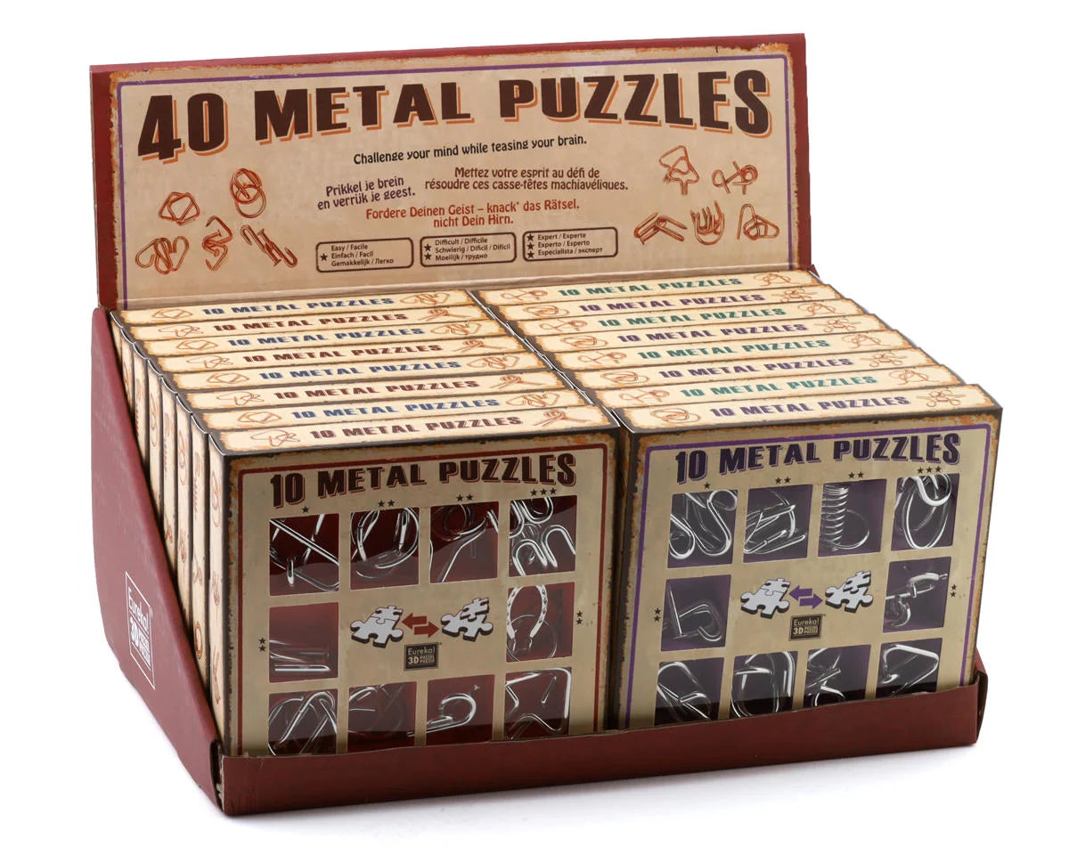 3D METAL PUZZLES ASSORTED