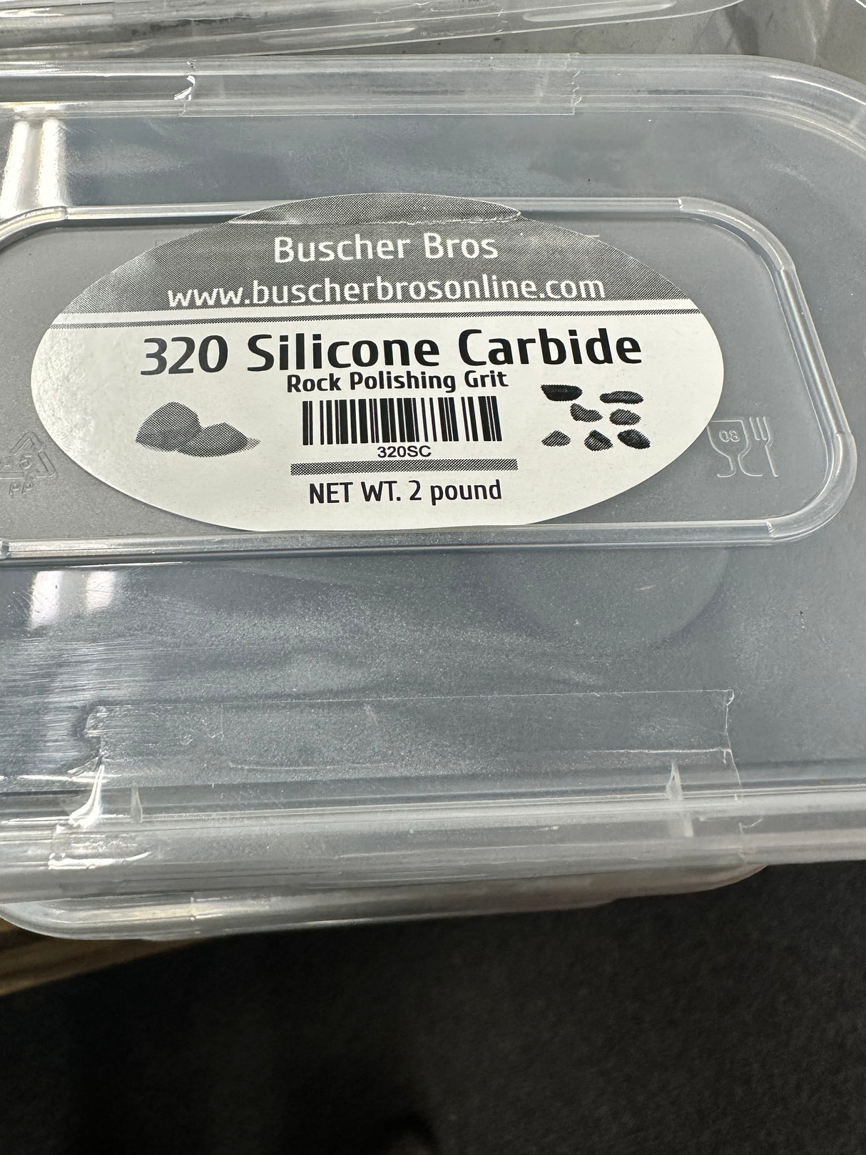 320 GRIT SILICON CARBIDE 2LBS