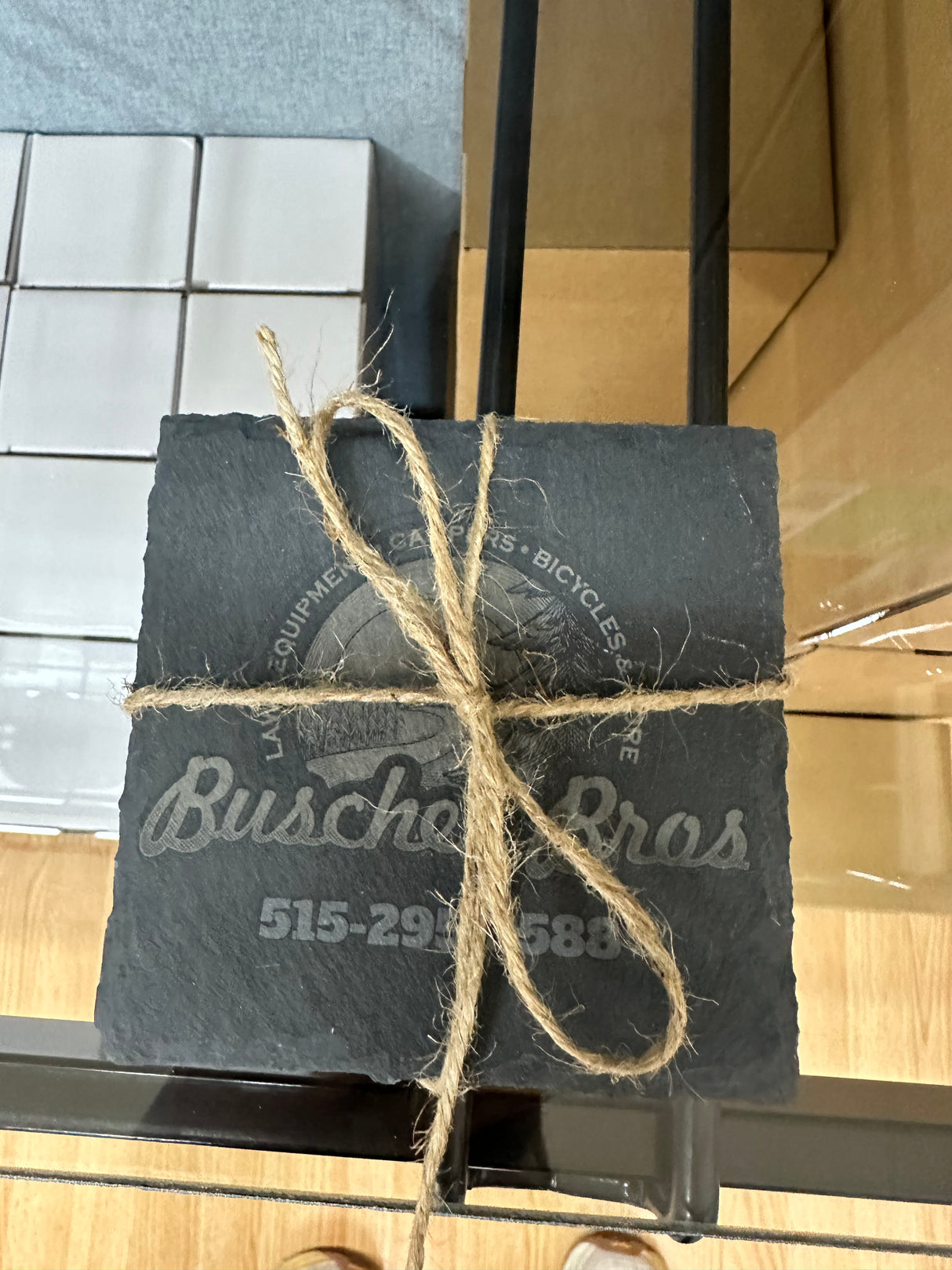 CUSTOM ENGRAVED 4" COASTER