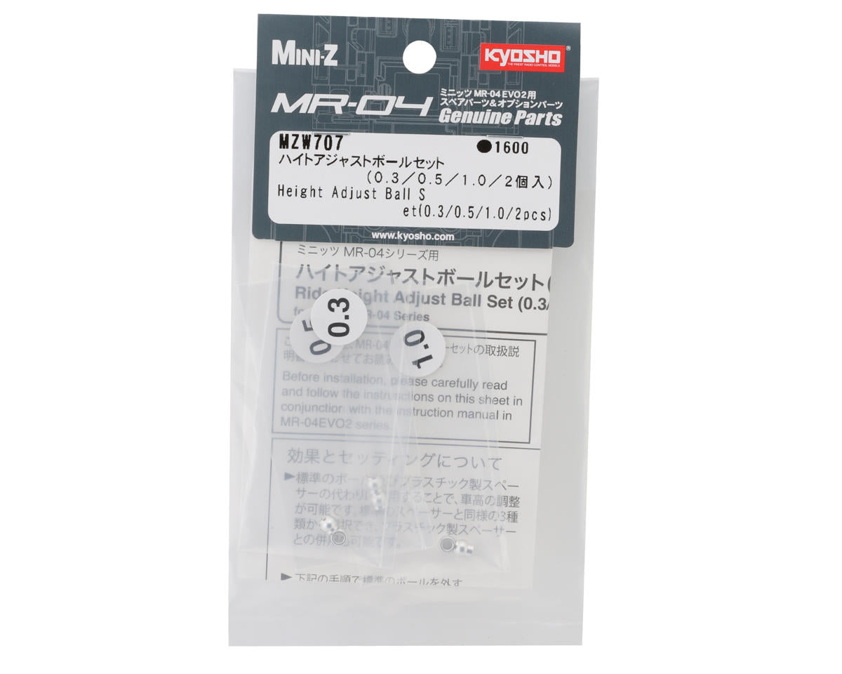 MINI Z HEIGHT ADJ BALL SET