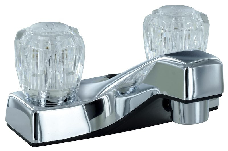 LAV/SHOWER FAUCET CHROME/CLEAR