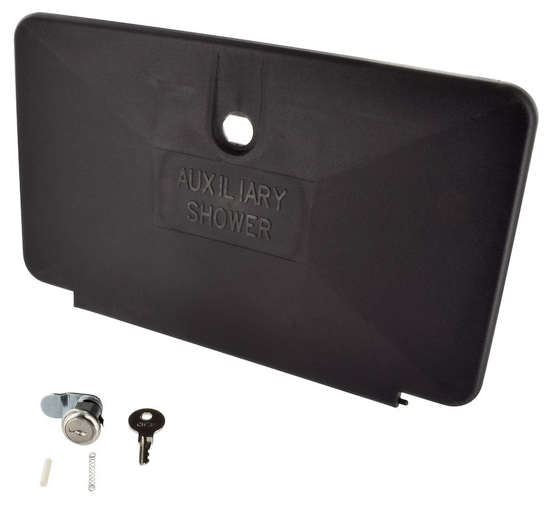 OUTSIDE SHOWER DOOR BLACK