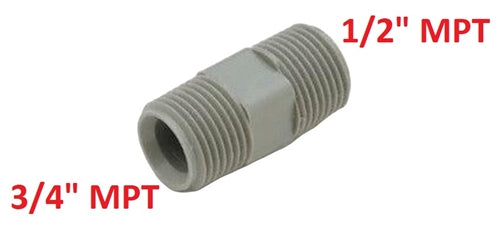 ZURN 3/4 X 1/2 COUPLING NLA