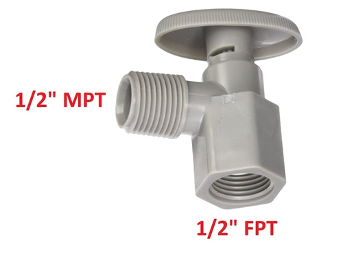 ZURN 1/2 RIGHT ANGLE VALVE NLA