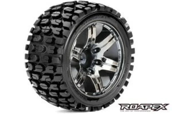 TRACKER1/10 STADIUM TIRE/WHEEL