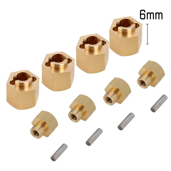INJORA SCX24 6MM HEX EXTENDERS