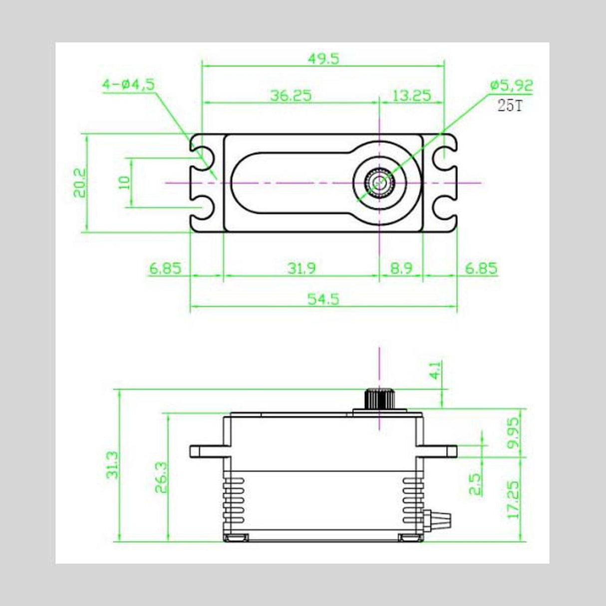 Reef's RC 299LP Servo