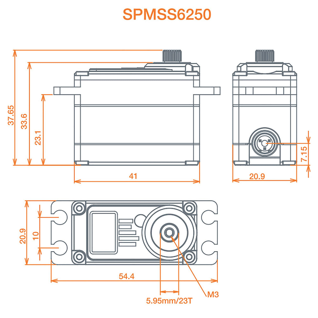 HV DIGITAL HIGH TORQUE SERVO