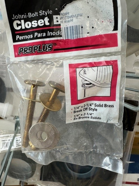 TOILET BOLTS