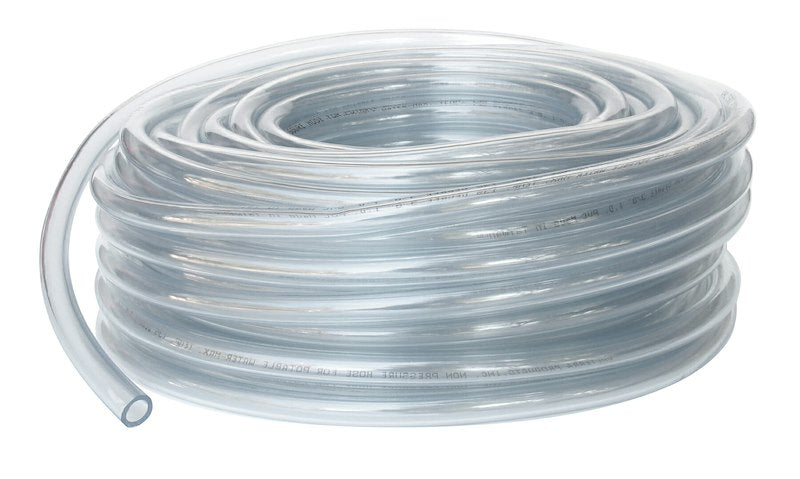 CLEAR VINYL 1/2" TUBING PER FT