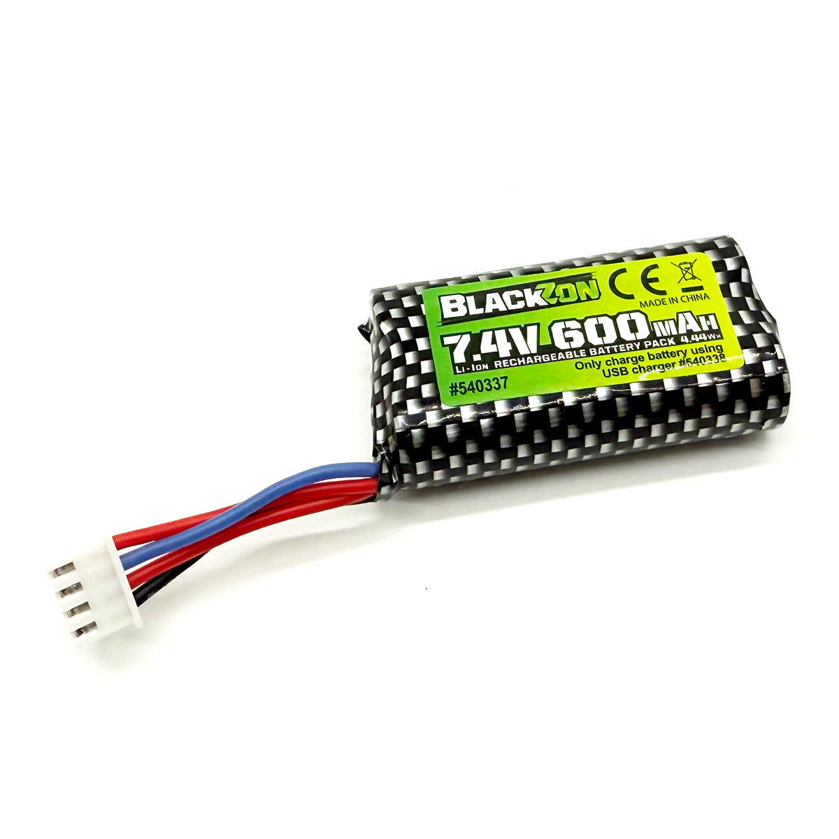 7.4V 600MAH LIPO PACK