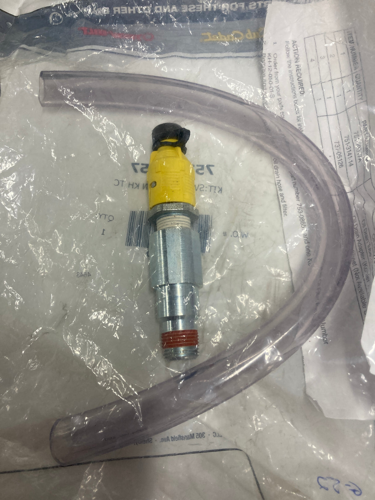 753-08657 OIL DRAIN KIT