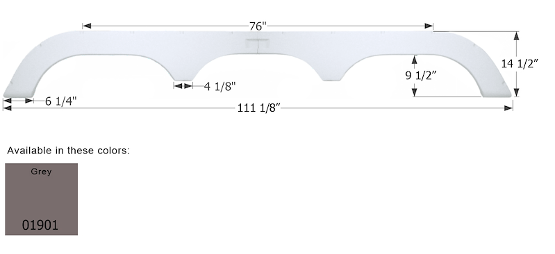 FENDER SKIRT TRIPLE AXEL GREY