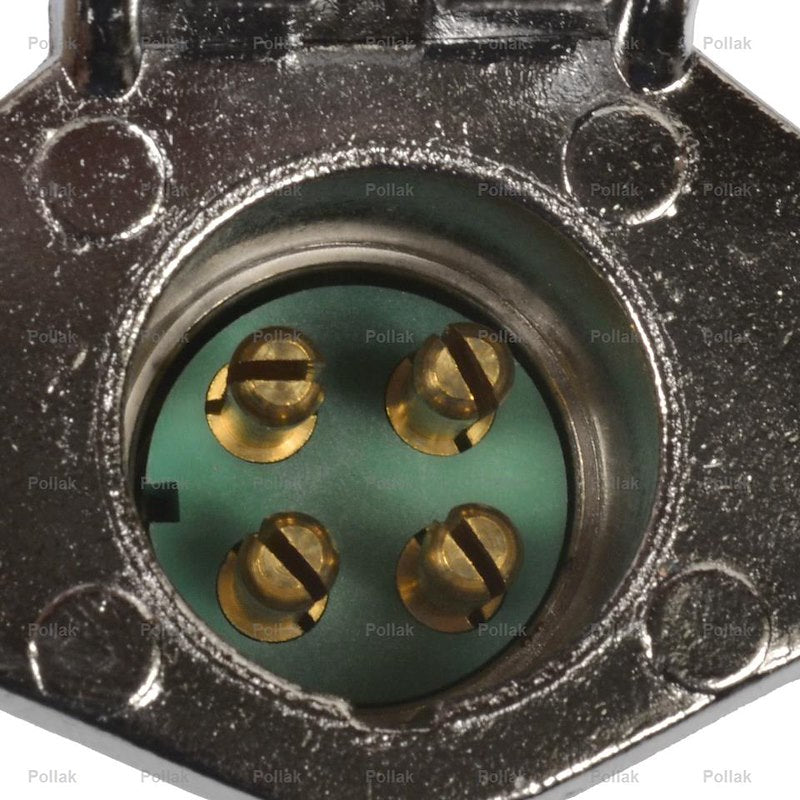 4 Way Round Socket Car End