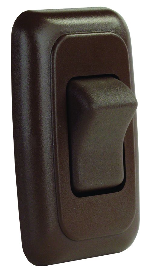 SINGLE SWITCH ON/OFF BROWN