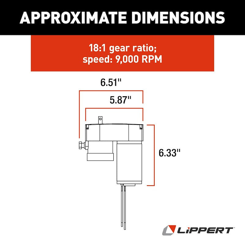LIPPERT SLIDE MOTOR