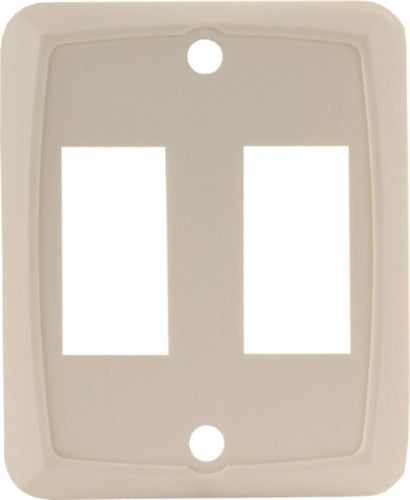 WALL PLATE IVORY DOUBLE NLA