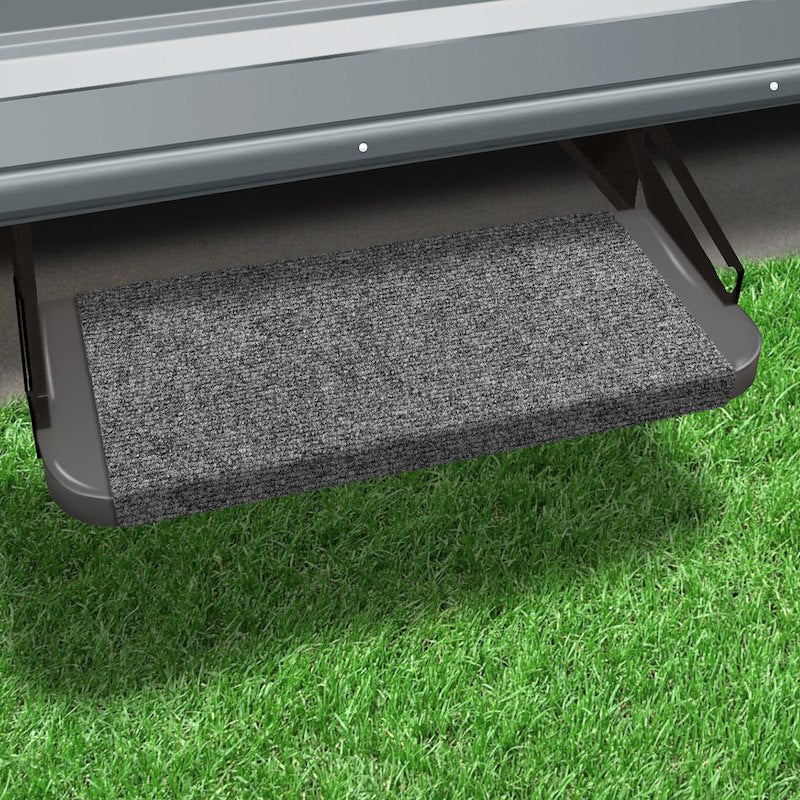 RV STEP RUG 18" CASTLE GRAY