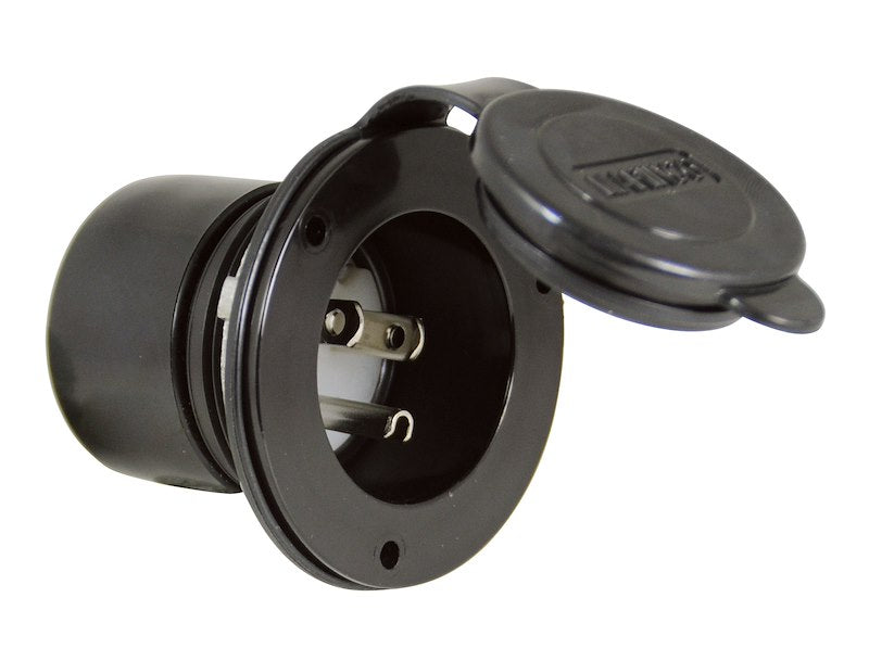 PARK POWER INLET 15A  BLACK