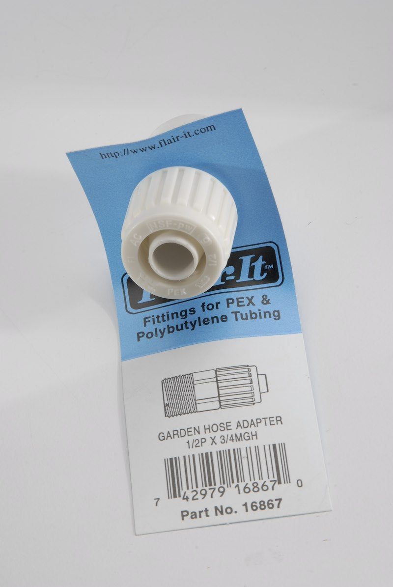 1/2" PEX x 3/4" M.Garden Hose