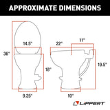 LIPPERT FLOW MAX TOILET CHINA