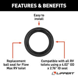 FLOW MAX TOILET BALL SEAL