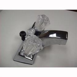 LAV/SHOWER FAUCET CHROME/CLEAR