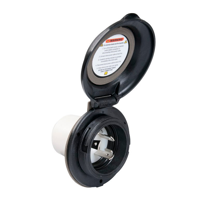 PARK POWER 30 AMP INLET BLK