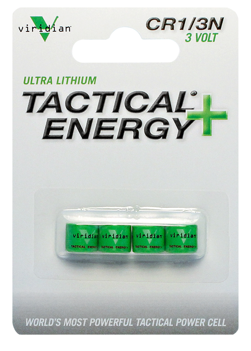 VIRIDIAN CR1/3N 3V BATTERY 4PK