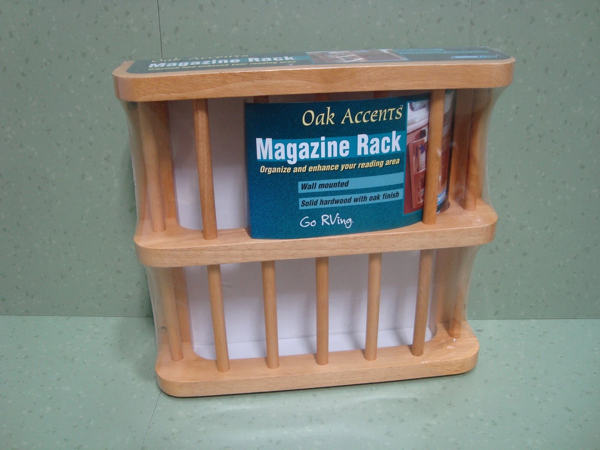 OAK MAGAZINE RACK NLA