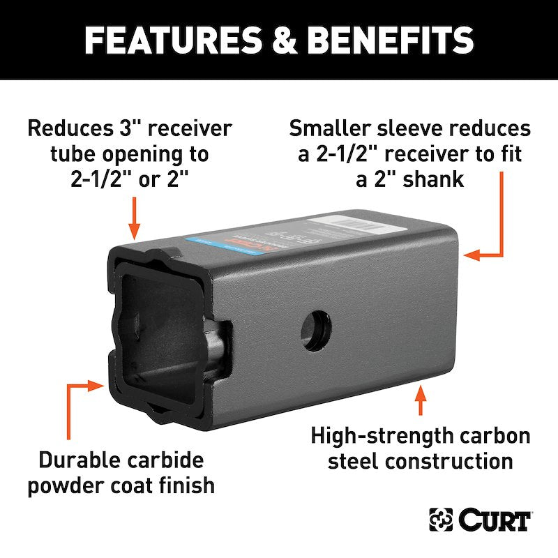 HITCH REDUCER SET 3"-2-1/2"-2"