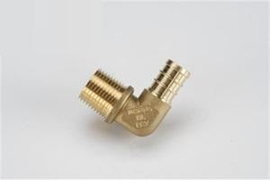 BRASS 90* PEX TO 1/2" MPT
