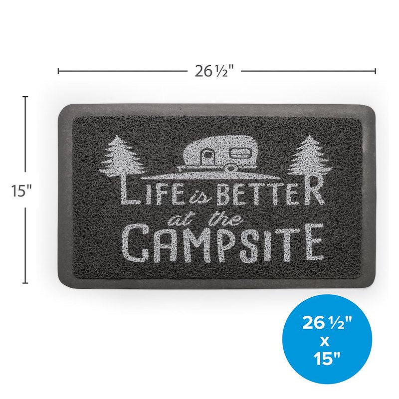 LIBATC SCRUB RUG - GREY/WHITE