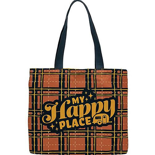 CAMCO TOTE BAG RED PLAID