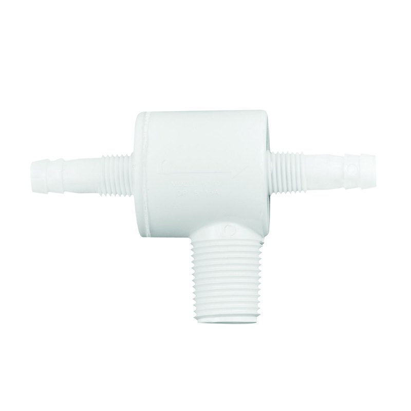 CHECK VALVE 1/2" MPT 3/8" BARB