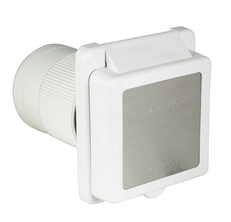 PARK POWER INLET 50 AMP WHITE