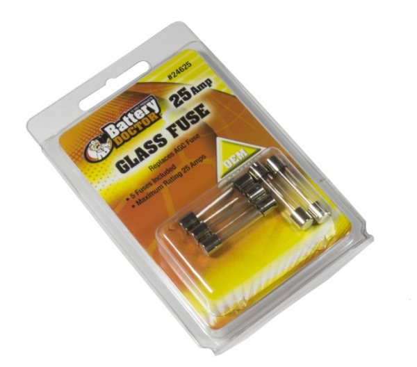 FUSE 25 AMP AGC/ GLASS