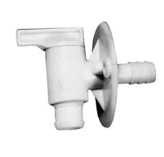 3/8 BARB DRAIN VALVE W/FLANGE